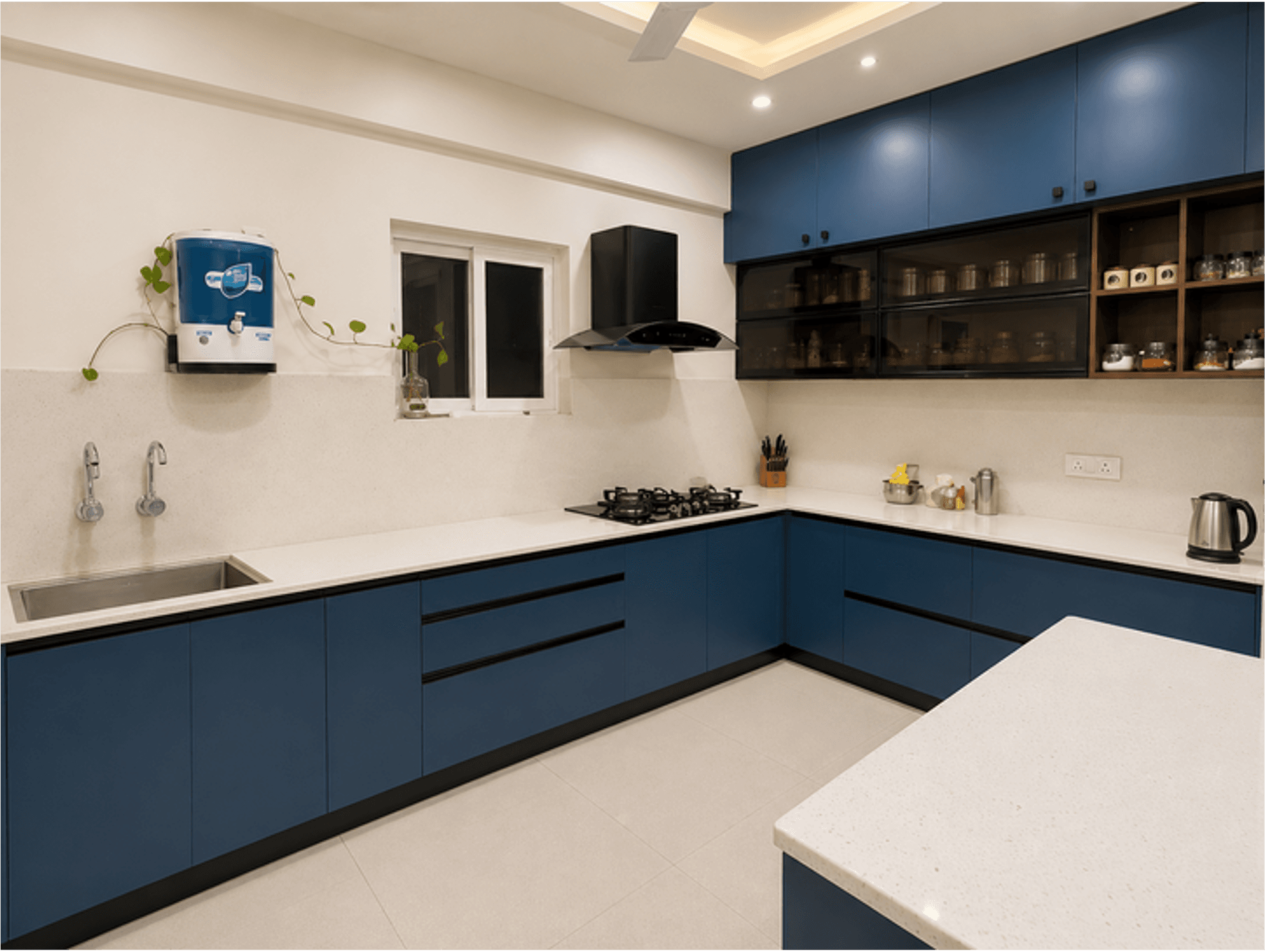 WARM LIGHTING detail from Residential 4BHK