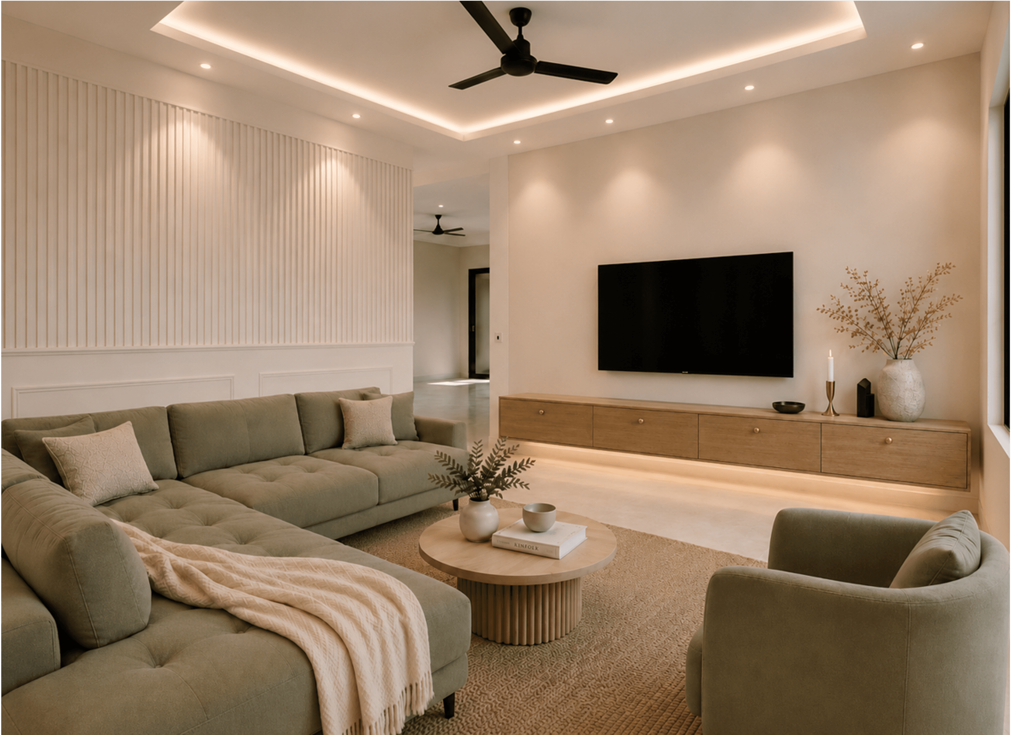 Residential 3BHK - 3BHK residential interior