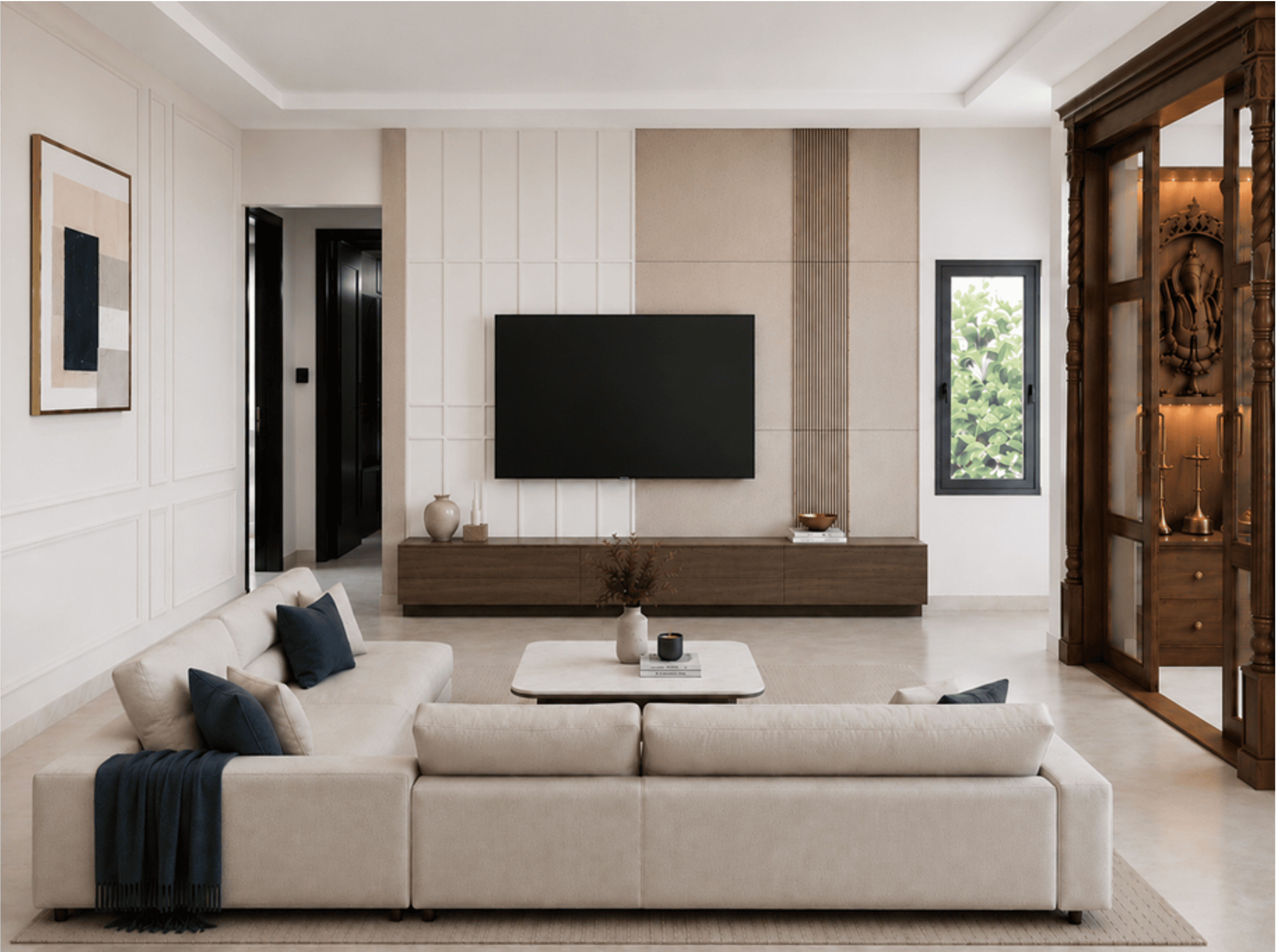 Residential 3BHK - 3BHK residential interior